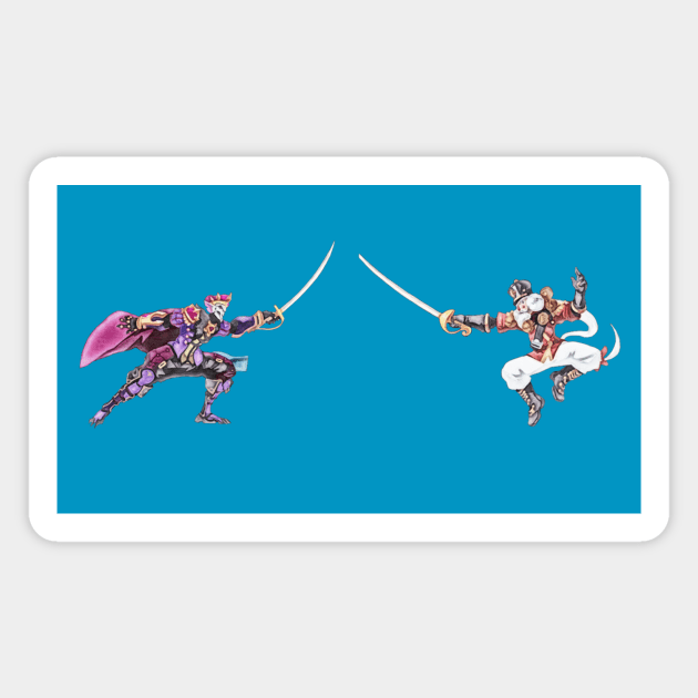 The Nutcracker vs the Rat King, Overwatch Magnet by Green_Shirts